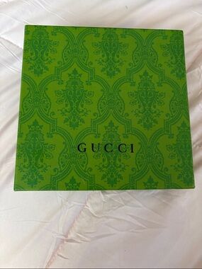 Gucci Bright Green Decorative Pattern Box